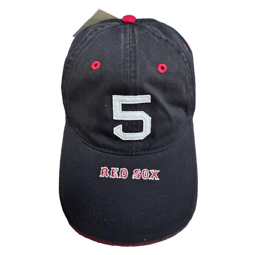 Boston Red Sox Nomar Garciaparra #5 Cap Navy/Red One Size MLB Licensed